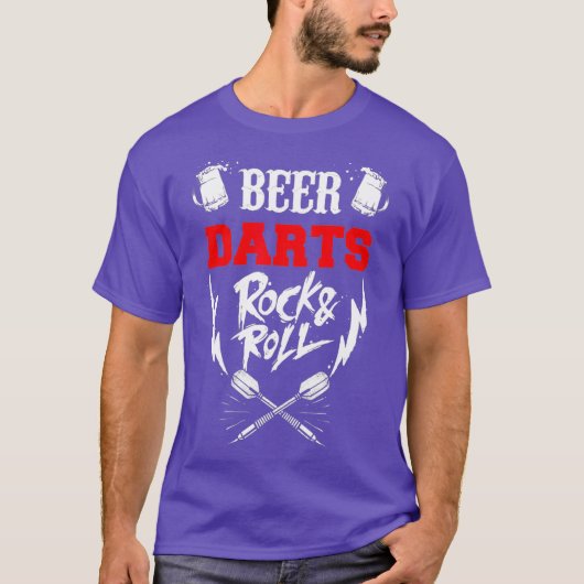 Darts en Rock op Roll T-shirt (Voorkant)