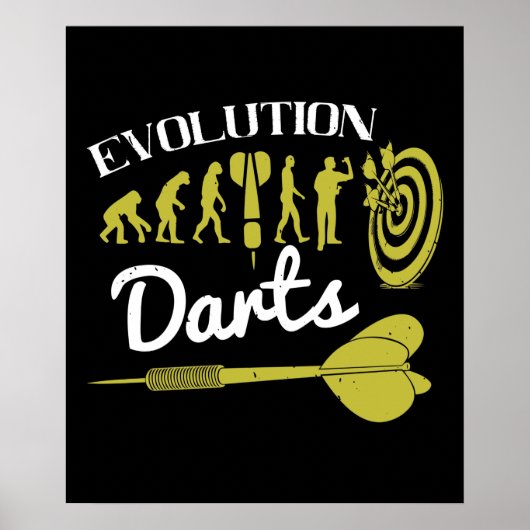 Darts - Evolutiedartners Poster (Voorkant)