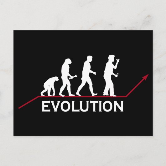 Darts Evolution Briefkaart (Voorkant)