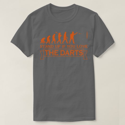 Darts Evolution Darts Speler Gift T-shirt (Design voorkant)
