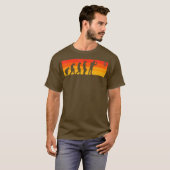 Darts Evolution Funny Dart-spelers Cool Cool Cft T-shirt (Voorkant volledig)