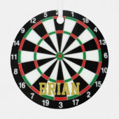 Darts Fan Personalized Ornament (Voorkant)