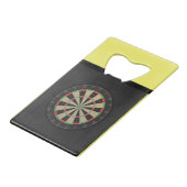Darts Fans 🎯😍 Dartbord Creditkaart Flessenopener (Achterkant Gekanteld)