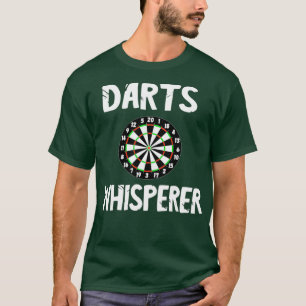 Darts Fluisteraar Dart Speler Bullseye Pijl Game T-shirt