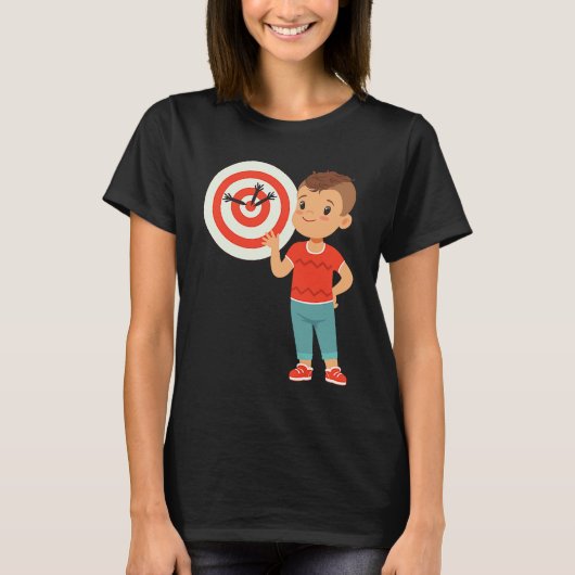 Darts for darts players Pally 20 darts Dar 180 24 T-shirt (Voorkant)