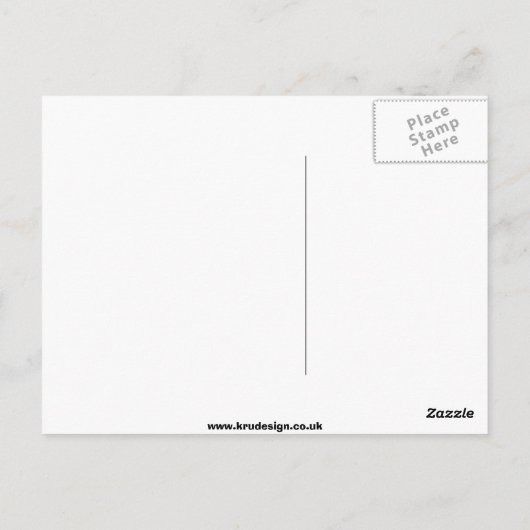 Darts Game Briefkaart (Achterkant)