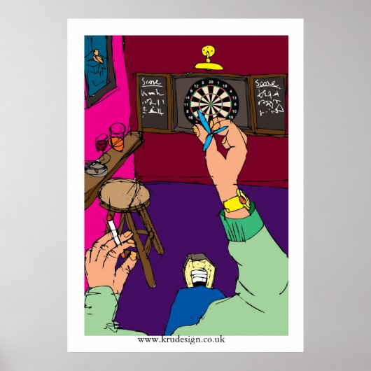 Darts Game Poster (Voorkant)