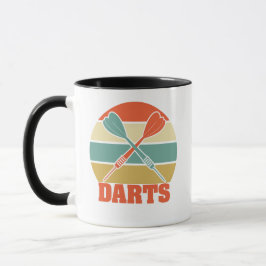 Darts geïnspireerde koffie Mok