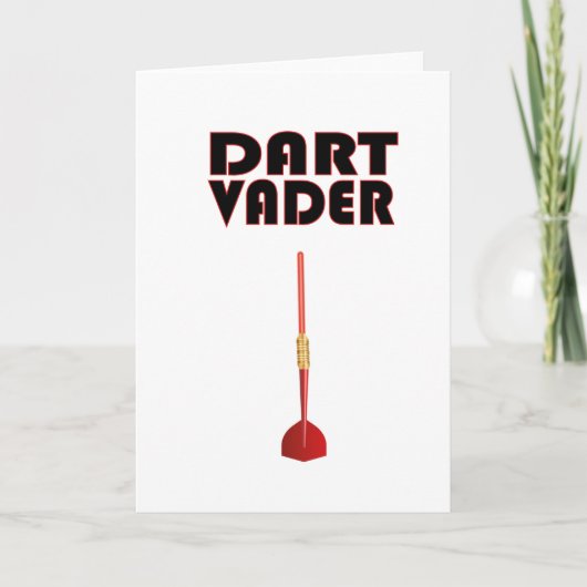 Darts Gezegden Grappig Man Motive Darts Gift Idee Kaart (Voorkant)