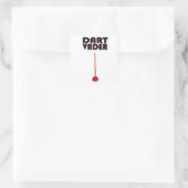 Darts Gezegden Grappige Mannen Motief Darts Gift I Vierkante Sticker (Tas)