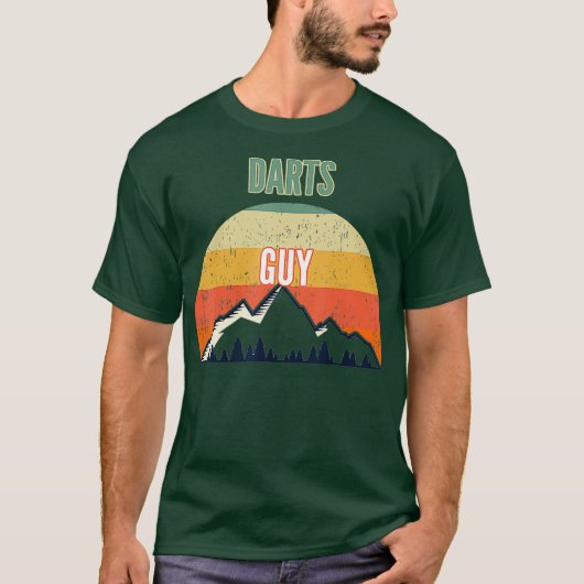 Darts Gift voor Mannen Darts Guy T-shirt (Voorkant)
