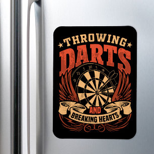 Darts gooien en harten breken - Dart Player Magneet