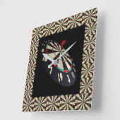 Darts hoe je speelt, het dartboard.. vierkante klok (Hoek)