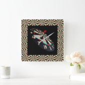 Darts hoe je speelt, het dartboard.. vierkante klok (Huis)