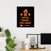 Darts -Ik Ben Een Holland's Darts Jongen Poster (Thuiskantoor)