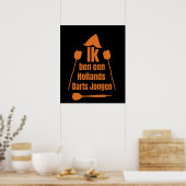 Darts -Ik Ben Een Holland's Darts Jongen Poster (Keuken)