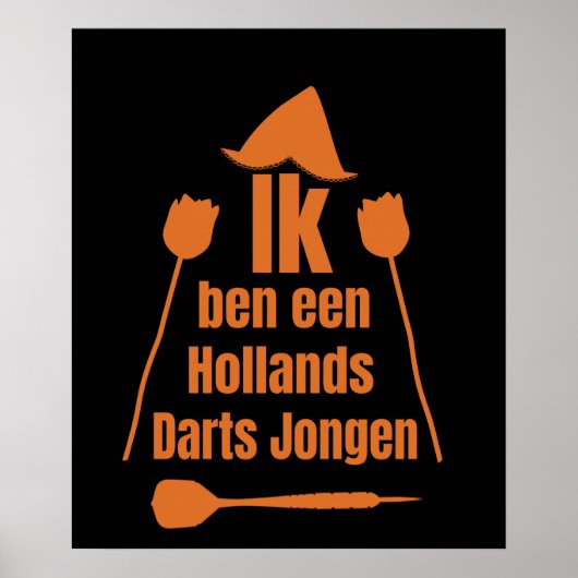 Darts -Ik Ben Een Holland's Darts Jongen Poster (Voorkant)