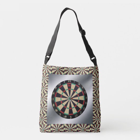 Darts Inspirerend ontwerp, Crossbody Tas (Achterkant)