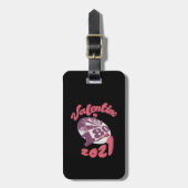 Darts is mijn Valentijn 2021 Bagagelabel (Voorkant verticaal)