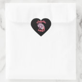 Darts is mijn Valentijn 2021 Hart Sticker (Tas)