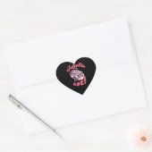 Darts is mijn Valentijn 2021 Hart Sticker (Envelop)
