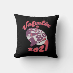 Darts is mijn Valentijn 2021 Kussen