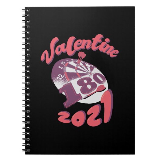 Darts is mijn Valentijn 2021 Notitieboek (Voorkant)