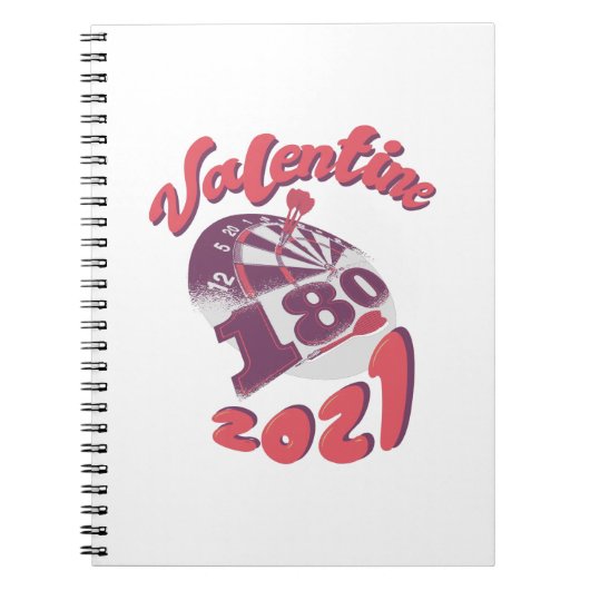 Darts is mijn Valentijn 2021 Notitieboek (Voorkant)