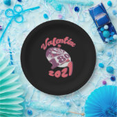 Darts is mijn Valentijn 2021 Papieren Bordje (Feest)