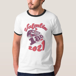 Darts is mijn Valentijn 2021 T-shirt