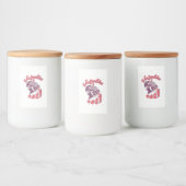 Darts is mijn Valentijn 2021 Voedselcontainer Etiket (Flessen)