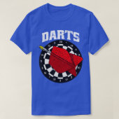Darts jersey voor dart player met dart en dartboa t-shirt (Design voorkant)