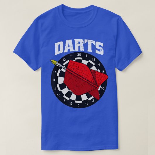 Darts jersey voor dart player met dart en dartboa t-shirt (Design voorkant)
