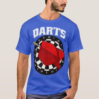 Darts jersey voor dart player met dart en dartboa t-shirt