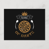 Darts - kunstkoning briefkaart (Voorkant)