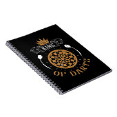 Darts - kunstkoning notitieboek (Rechterzijde)