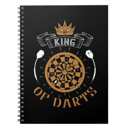 Darts - kunstkoning notitieboek (Voorkant)