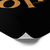 Darts - kunstkoning poster (Hoek)