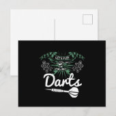 Darts - Laten we spelen Briefkaart (Voorkant / Achterkant)
