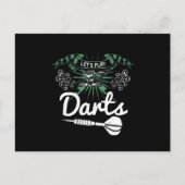 Darts - Laten we spelen Briefkaart (Voorkant)