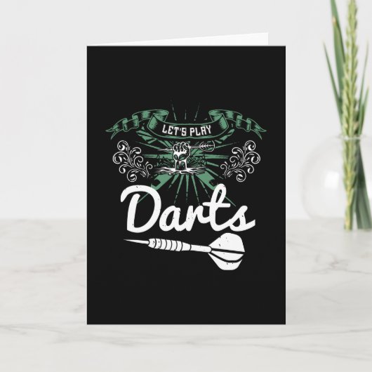 Darts - Laten we spelen Kaart (Voorkant)