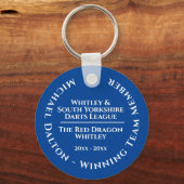 Darts League Trophy Sleutelhanger (Voorkant)