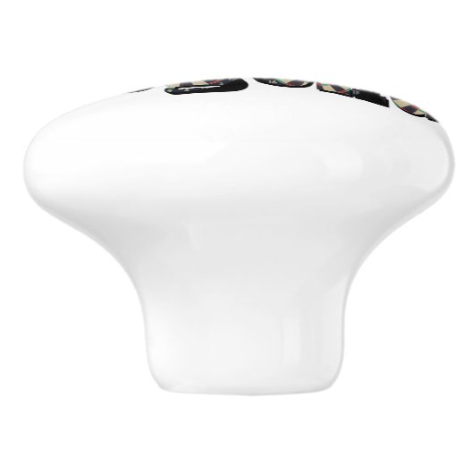 Darts legende, keramische knop (Zijkant)