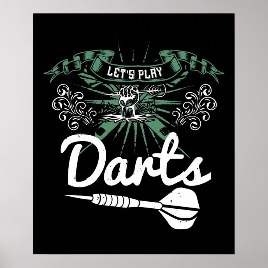 Darts - Let's Play Darts Poster (Voorkant)