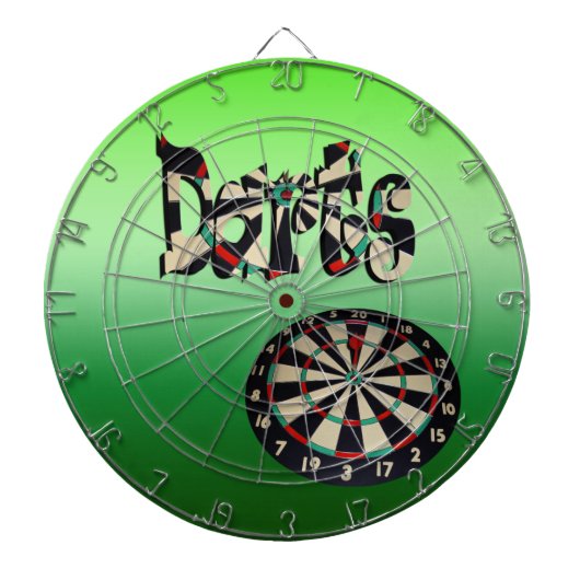 Darts Logo en dartboard, Dartbord (Voorkant)