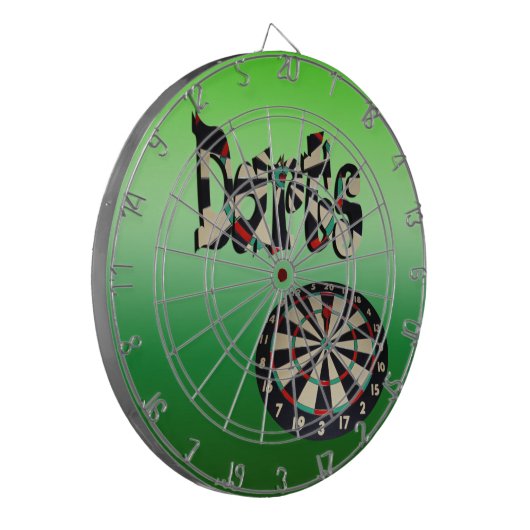 Darts Logo en dartboard, Dartbord (Voorkant Links)