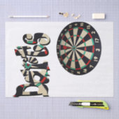 Darts Logo en dartboard, Tissuepapier (Craft)