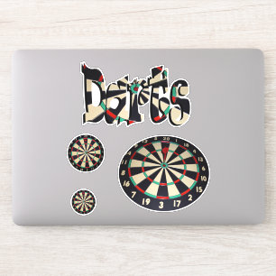 Darts-Logo en kunstborden, Sticker