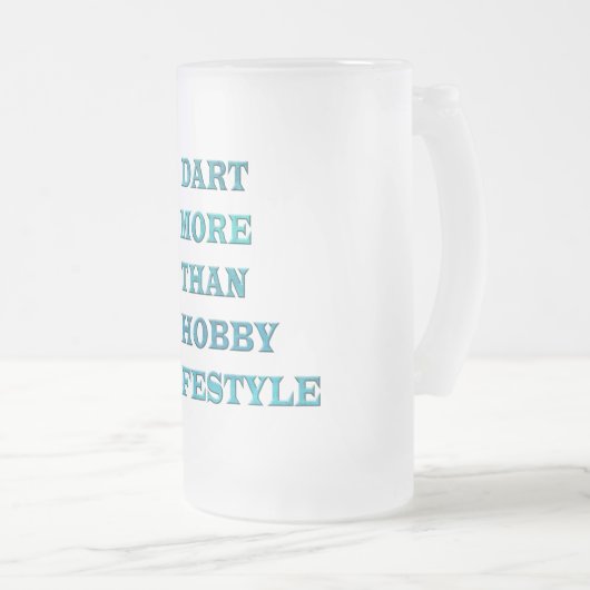 Darts Matglas Bierpul (Voorkant rechts)