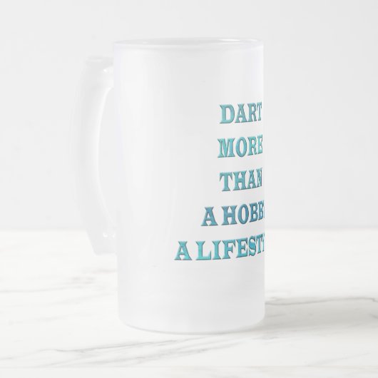 Darts Matglas Bierpul (Voorkant links)